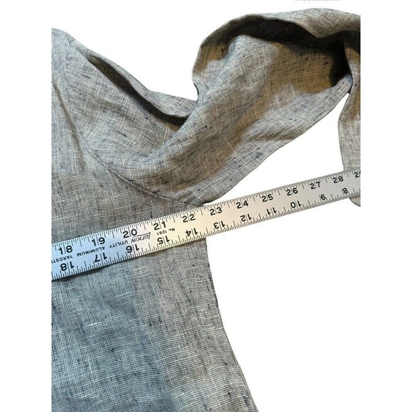 FLAX Jeanne Engelheart 100% Linen Set Size Medium 2 Piece Tunic Jacket & Skirt - Picture 5 of 10
